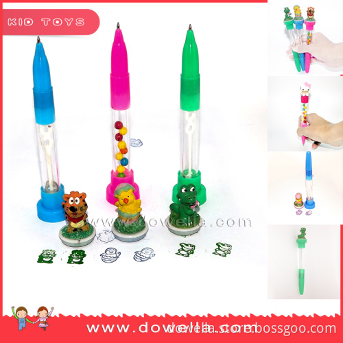 toy stamp , promotional children pen with stamp